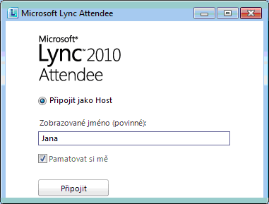 Microsoft Lync 2010 Attendee
