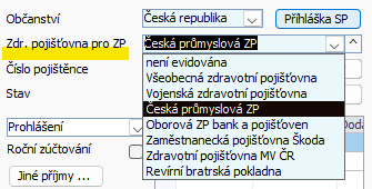 Kód zdravotní pojišťovny