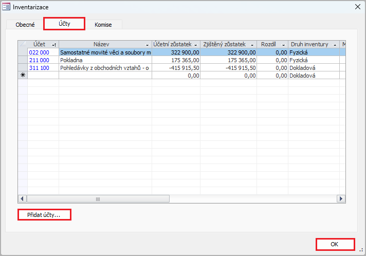 Předvyplněné údaje Předvyplněné údaje